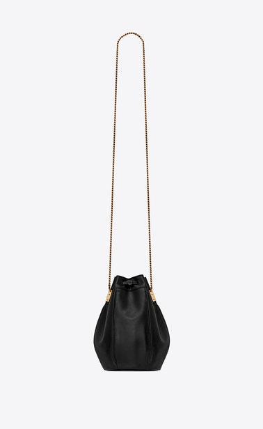 TALITHA small bucket bag in smooth leather